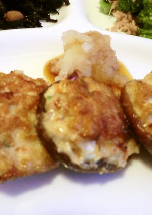 シイタケの豆腐肉詰め-レシピのメイン写真