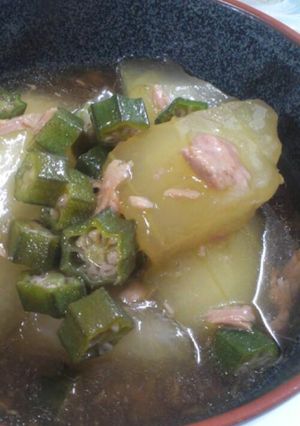 ﾄﾛ～ｯと冬瓜煮-レシピのメイン写真