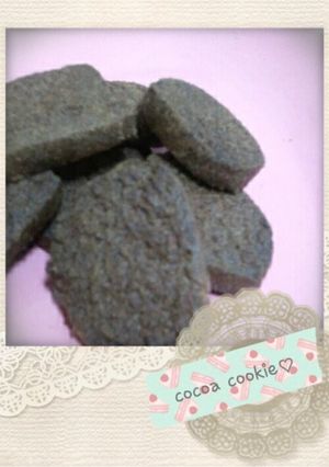 さく♡ほろ♡ココアクッキー-レシピのメイン写真