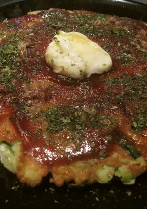 *長ネギでお好み焼き*-レシピのメイン写真