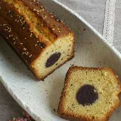 รูปของ あんこ入り☆ごまのパウンドケーキ♪