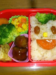 春休み特別保育一日目のお弁当-レシピのメイン写真