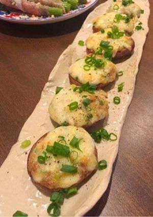 簡単おつまみ♪椎茸の味噌マヨ焼き-レシピのメイン写真