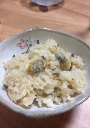 旬のあさりご飯-レシピのメイン写真