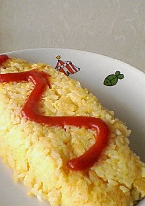 片寄り食べの息子にライスオムレツ☆大人も-レシピのメイン写真