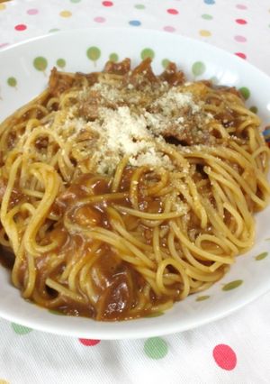 リメイク☆残ったカレー de パスタ-レシピのメイン写真