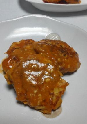 鶏つくねバーグ-レシピのメイン写真