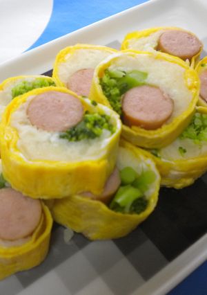 ウインナーポテトの卵巻き-レシピのメイン写真