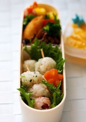 春の３色団子弁当-レシピのメイン写真