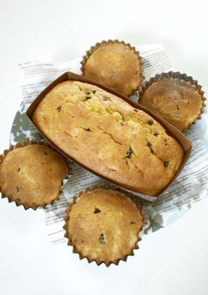 ＊HM使用☆チョコバナナパウンド＊-レシピのメイン写真