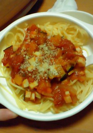 完了食☆野菜のトマト煮込みパスタ-レシピのメイン写真
