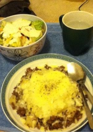 ひき肉とポテトのチーズ焼き-レシピのメイン写真