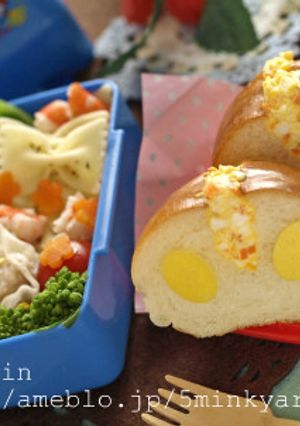 【キャラ弁】ウルトラマンロールサンド弁当-レシピのメイン写真