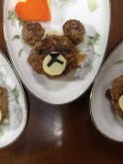 クマさんのハンバーグ-レシピのメイン写真