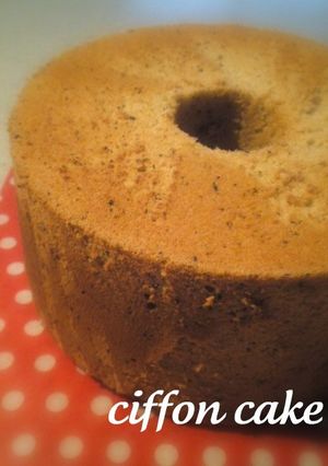 紅茶のシフォンケーキ-レシピのメイン写真