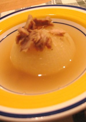 甘くて柔らか！新たまねぎ丸ごとスープ-レシピのメイン写真