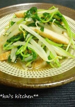 豆苗ともやしの炒め煮-レシピのメイン写真