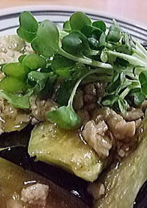 茄子のそぼろあんかけ-レシピのメイン写真
