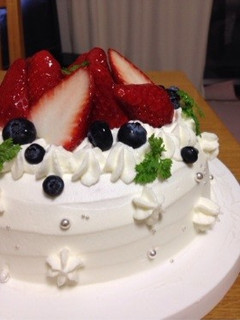 イチゴのムースケーキ-レシピのメイン写真