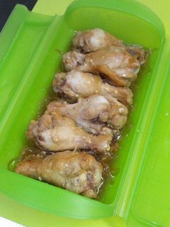 ルクエで簡単*手羽元の焼肉だれ煮-レシピのメイン写真