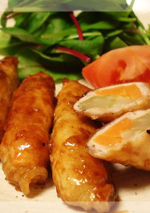 ＊セロリと人参の豚肉巻き＊-レシピのメイン写真
