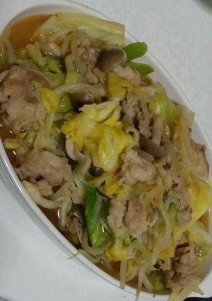 野菜盛り回鍋肉(ホイコーロー)-レシピのメイン写真
