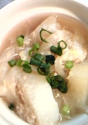 汁までいただく大根と玉葱のツナ煮-レシピのメイン写真