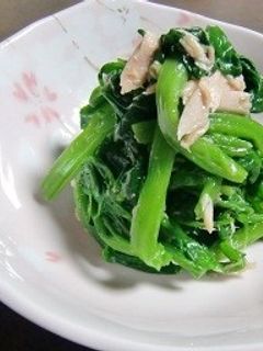 ホウレン草のツナオリーブオイルあえ-レシピのメイン写真