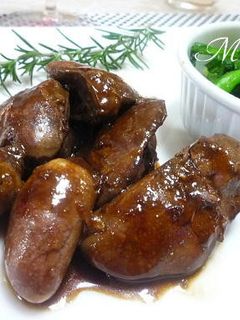 鶏肝の生姜焼き-レシピのメイン写真