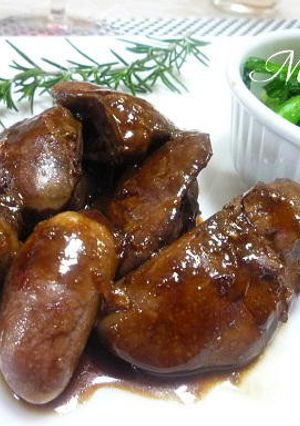 鶏肝の生姜焼き-レシピのメイン写真