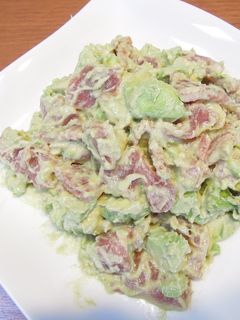 すぐ出来る♪アボカドとマグロの和え物!-レシピのメイン写真