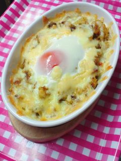 余ったドライカレーde焼きカレー♪-レシピのメイン写真