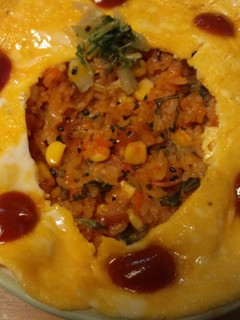 いちごオムライス♪-レシピのメイン写真