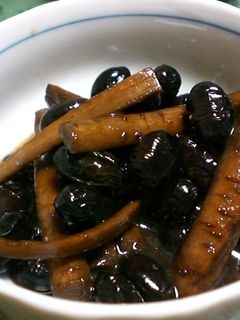 黒豆ごぼう-レシピのメイン写真
