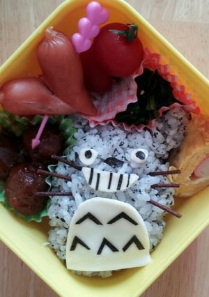 キャラ弁☆トトロ-レシピのメイン写真