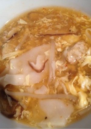 冷凍餃子の酢辣湯サンラータン-レシピのメイン写真