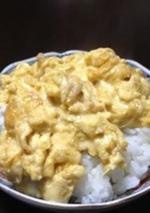 【手抜き】卵チーズ丼-レシピのメイン写真