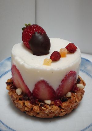 ヨーグルトのムースケーキ-レシピのメイン写真