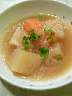 大根のオニオンスープ煮-レシピのメイン写真