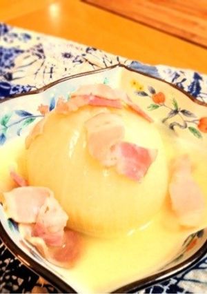 新玉ねぎの丸々煮-レシピのメイン写真