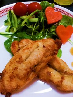 ささみの梅しそ竜田揚げ♪-レシピのメイン写真