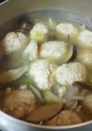 豆腐のふわふわ鶏団子汁-レシピのメイン写真