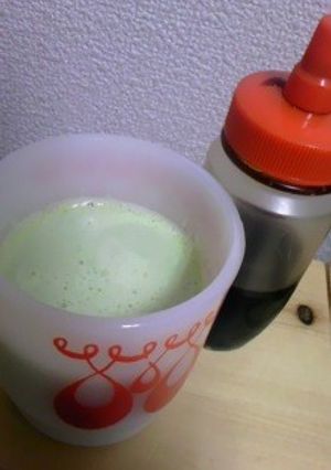 黒蜜ＩＮ♥ほっこり抹茶ミルク♥-レシピのメイン写真