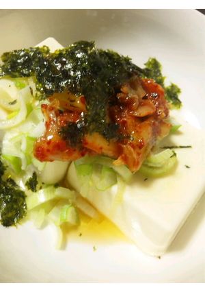 おつまみにキムチのっけ豆腐-レシピのメイン写真