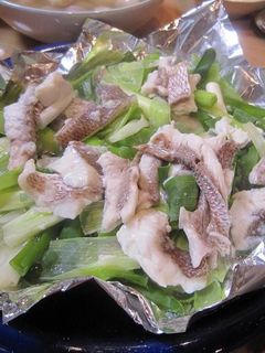 白身魚の塩麹漬け白ネギ蒸し-レシピのメイン写真
