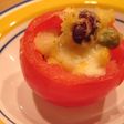 トマトのカップで!ベイクドポテトサラダ