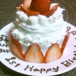 小さなヨーグルトケーキ☆1歳の誕生日