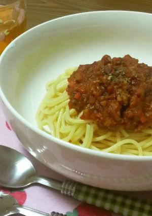 万能挽き肉を使ったミートソース♪-レシピのメイン写真
