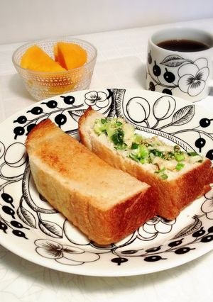 九条葱オンザトースト★-レシピのメイン写真