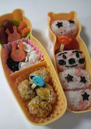 保育園お弁当(カボチャコロッケ)-レシピのメイン写真